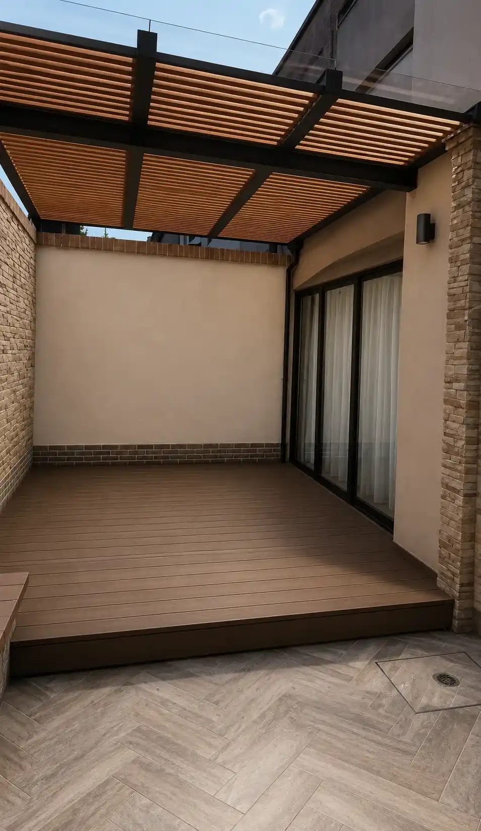 instalación de plafón tipo madera en Tijuana